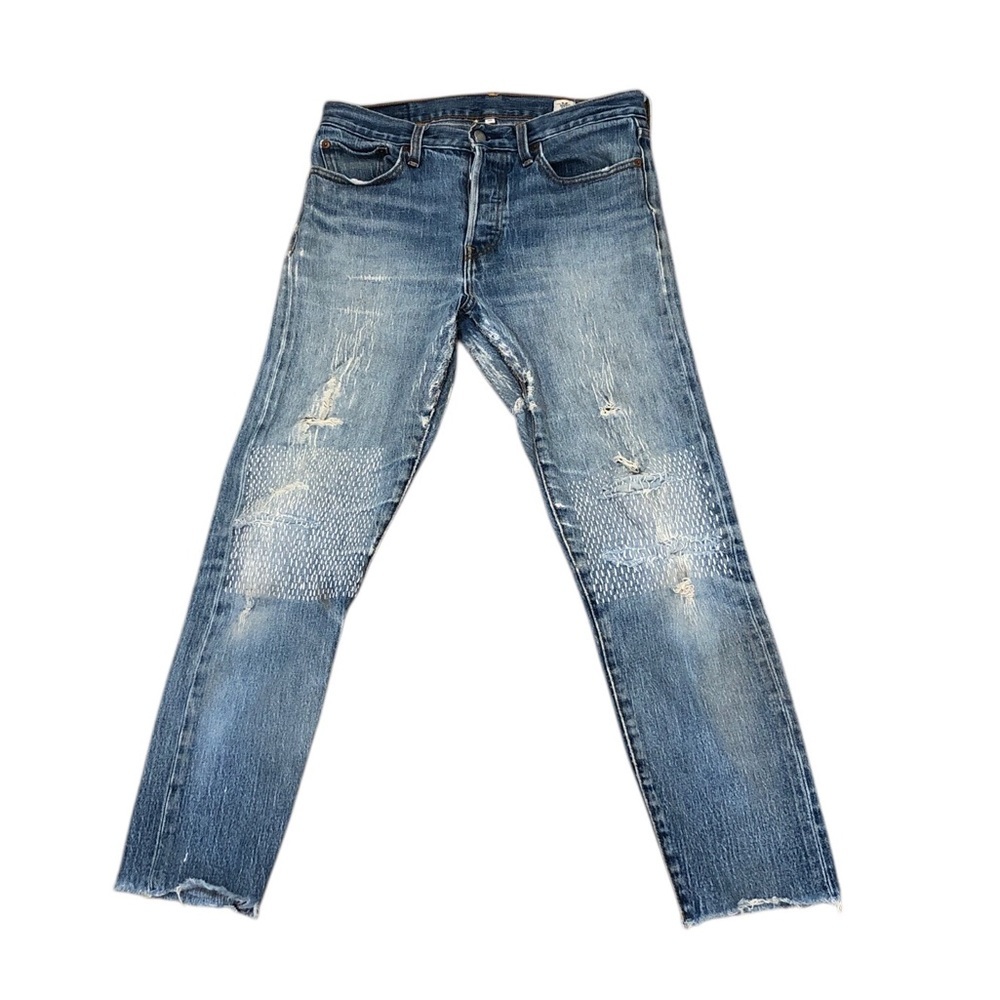 Levi’s White Oak Skinny Jeans Size 30 High Waist Distressed